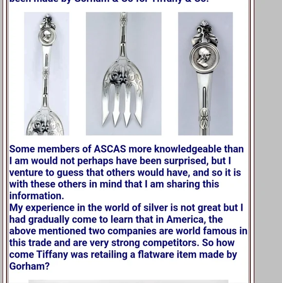 1864 Tiffany & Company/ Gorham Spartan Spoon Ring 61 - Picture 13 of 16